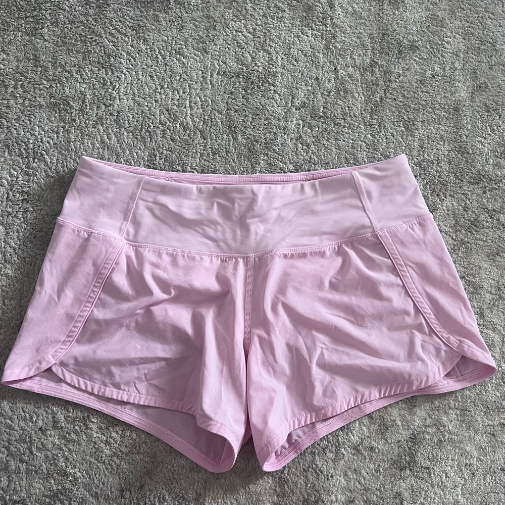 Lululemon Athletica Pink Athletic Shorts Lightweight Performance